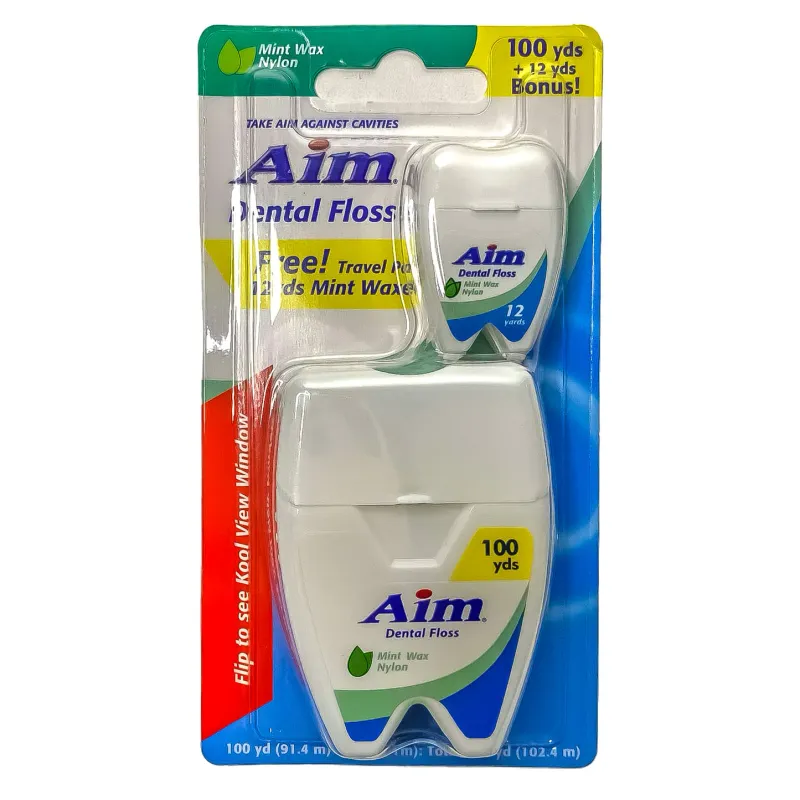 Aim dental floss 100yard + 12