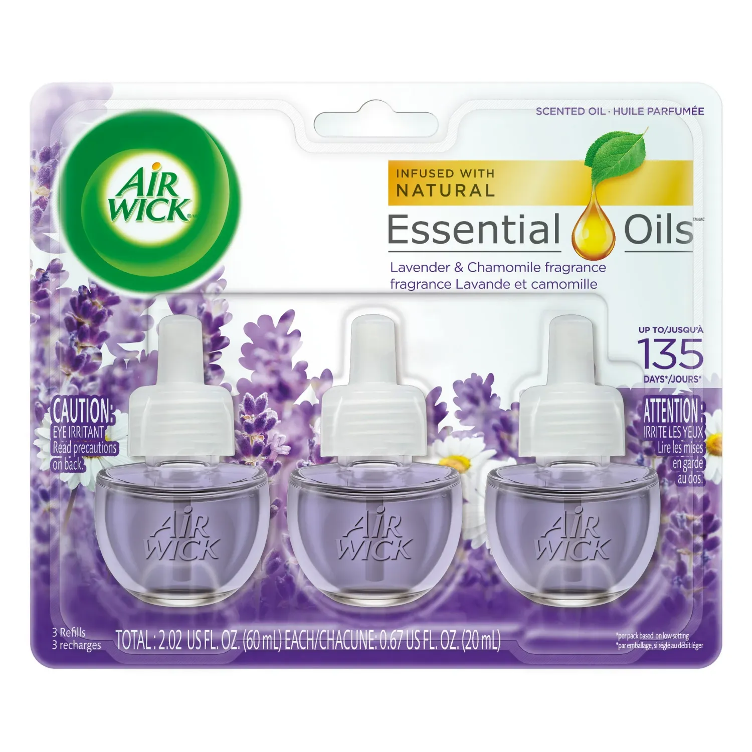 Air wick essential oils - 3pk 60ml