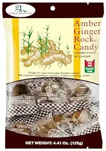 Amber ginger rock candy