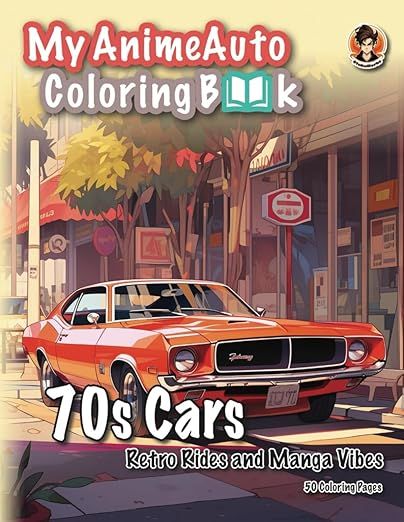 Anime fun coloring book