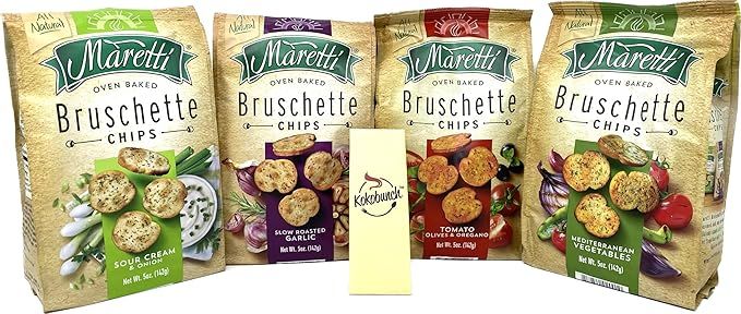 Bruschette chips oven baked