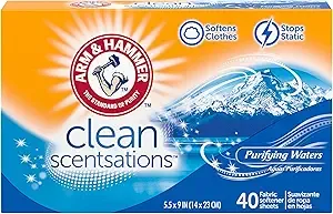 Arm and hammer dryer sheet - 40 sheets