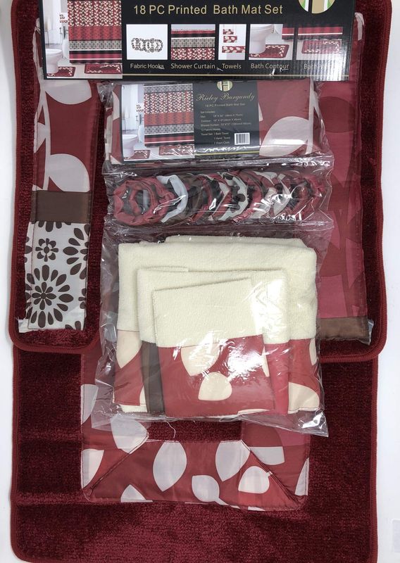 Bath rug tufted - 15pc