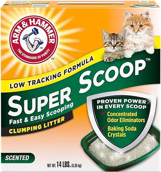 Arm and hammer super scoop litter - 14lbs
