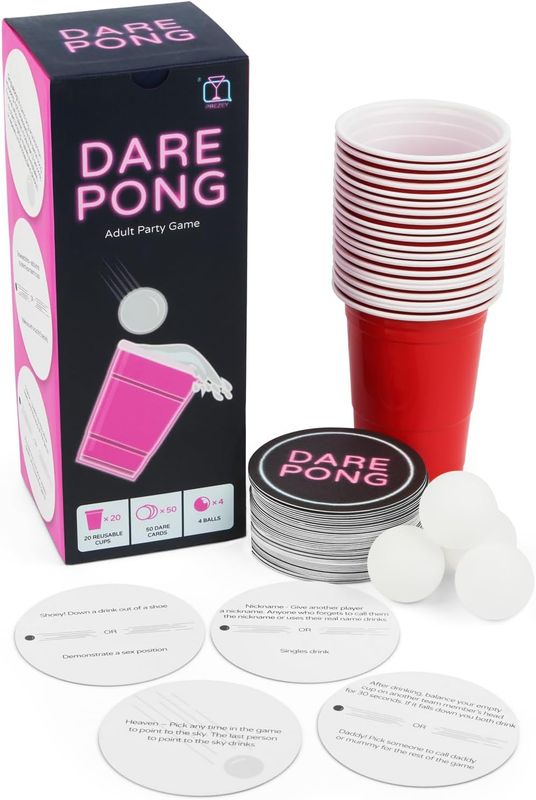 Beer pong party game