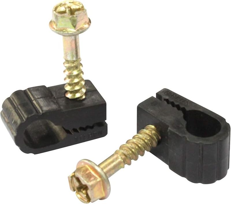 Assorted cable clips - 86pc