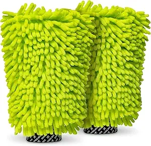 Auto wash mitt