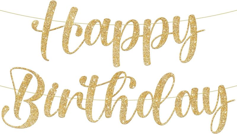 Birthday banner - 10ft