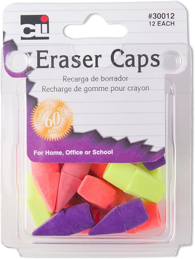 Caps eraser - 12ct