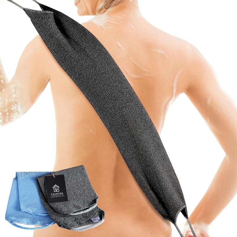 Body scrubber towel