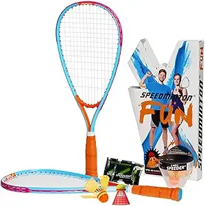 Badminton play set with birdie