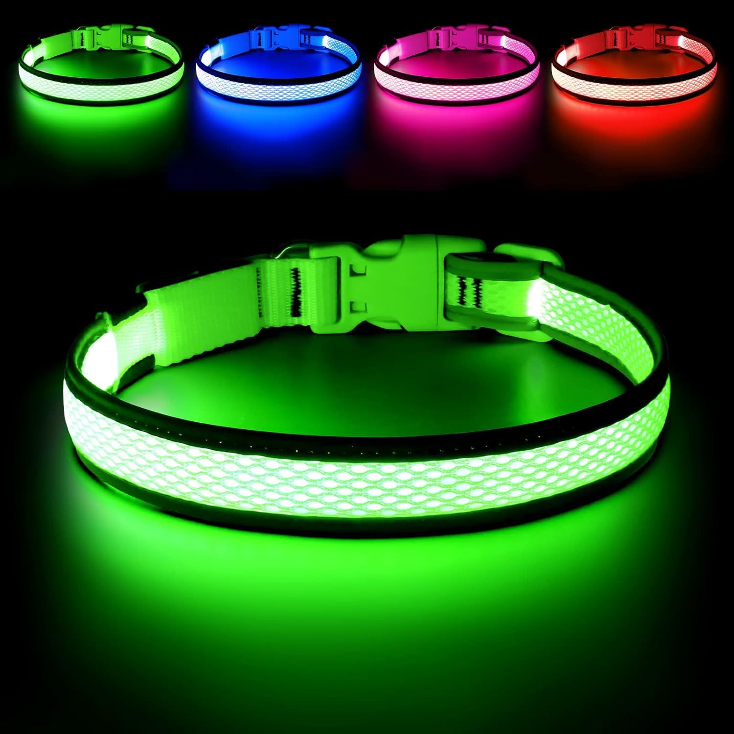 Dog reflective collar