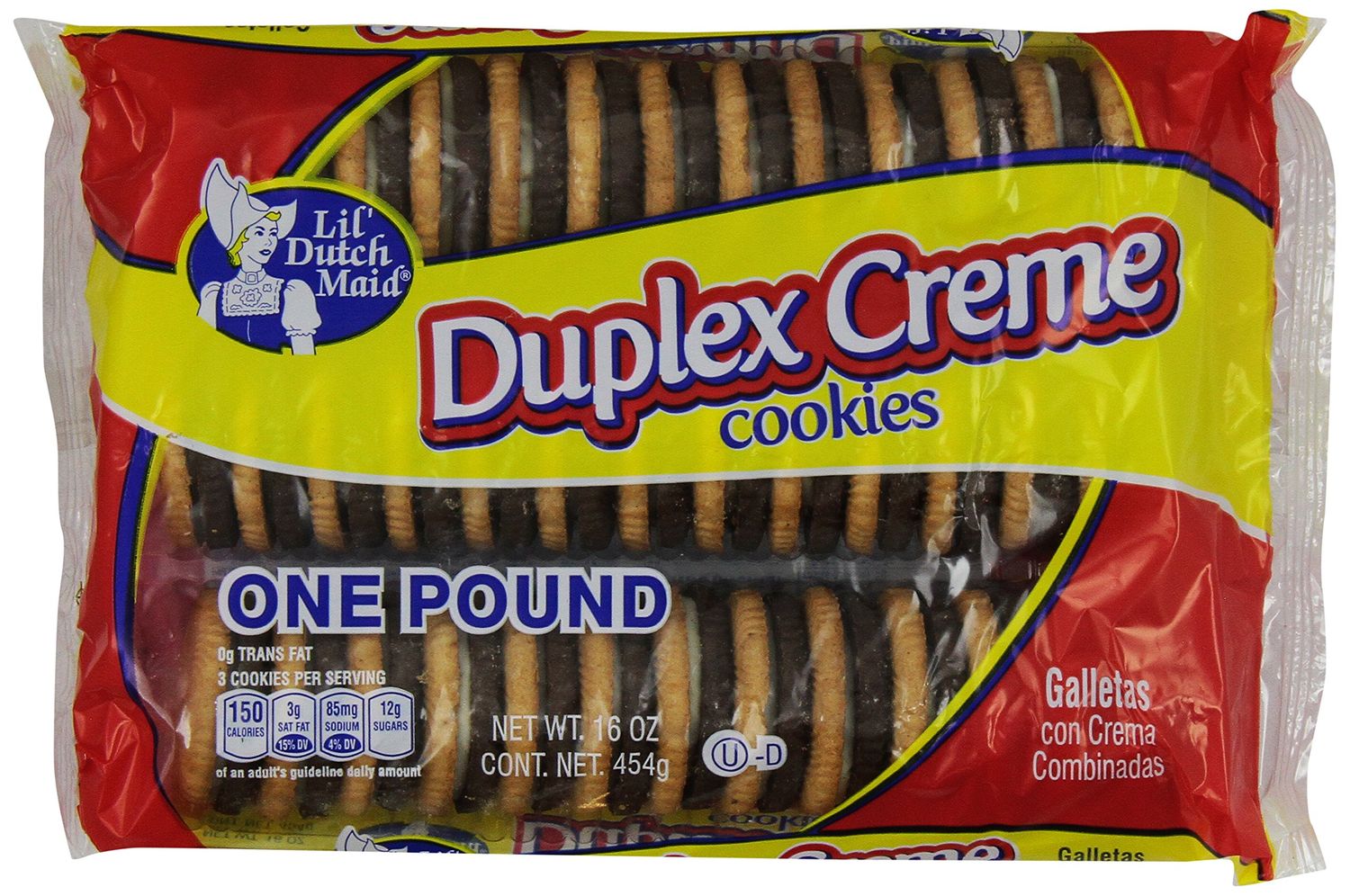 Duplex creme cookies