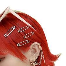 Colored hair clip set - 12pk