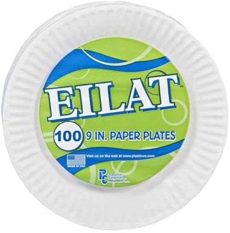 Eilat paper plates - 9 inch 100 count