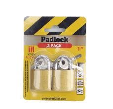 Combination padlock - 2pc