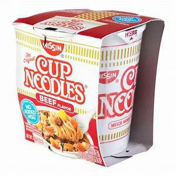 Cup noodle beef flavor- 2.25 oz