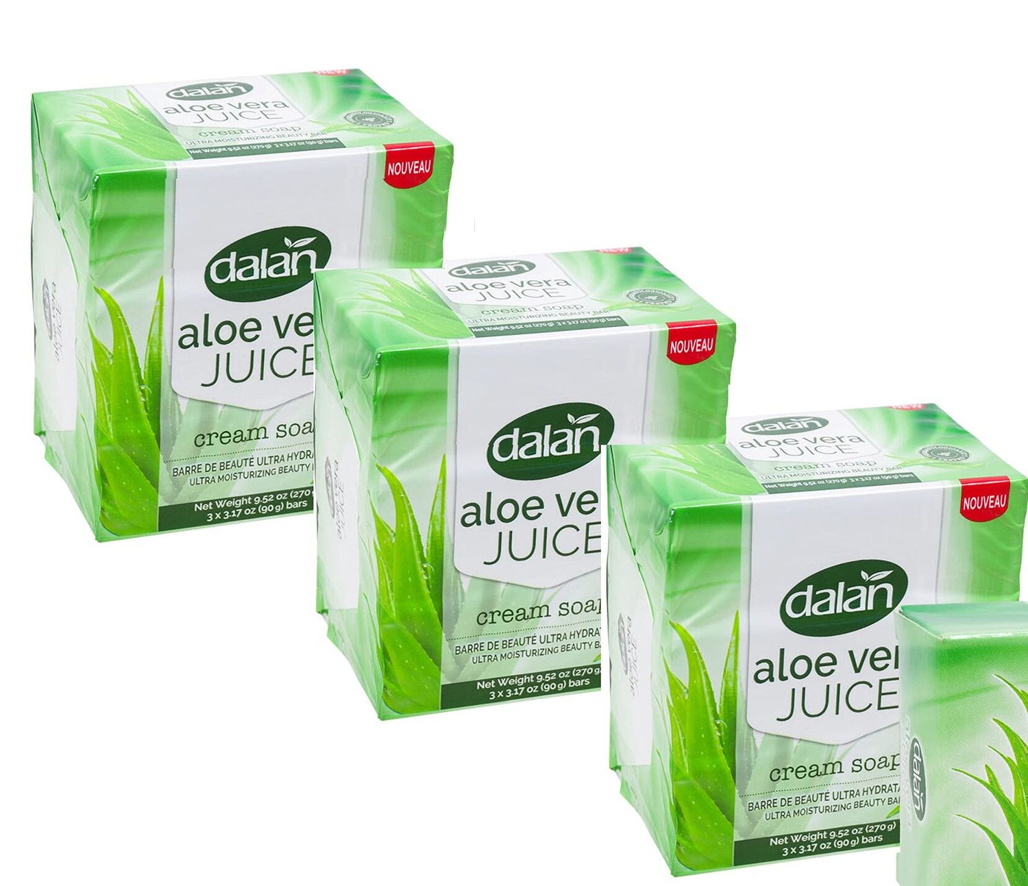 Dalan cream soap 3pack - 3.17 oz