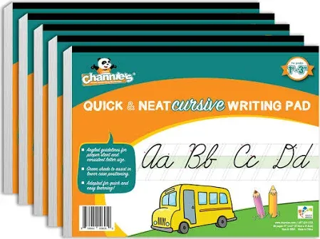 Cursive writing pad