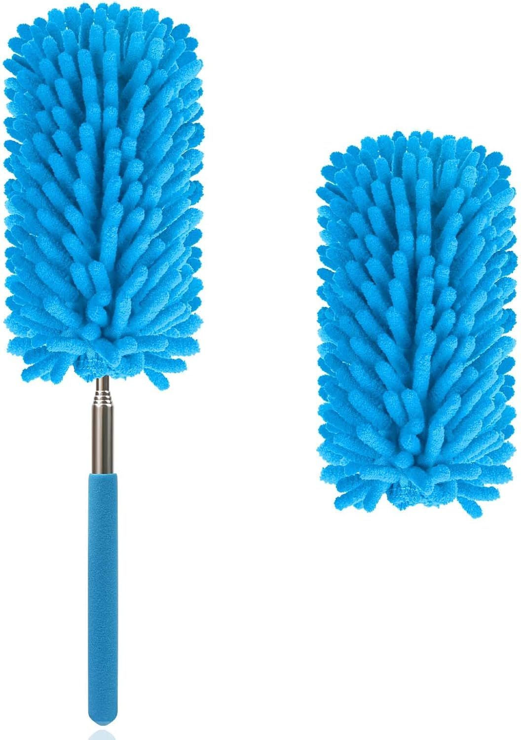 Deluxe telescopic microfiber duster