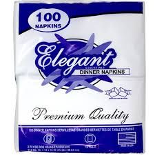Elegant dinner napkins - 100ct