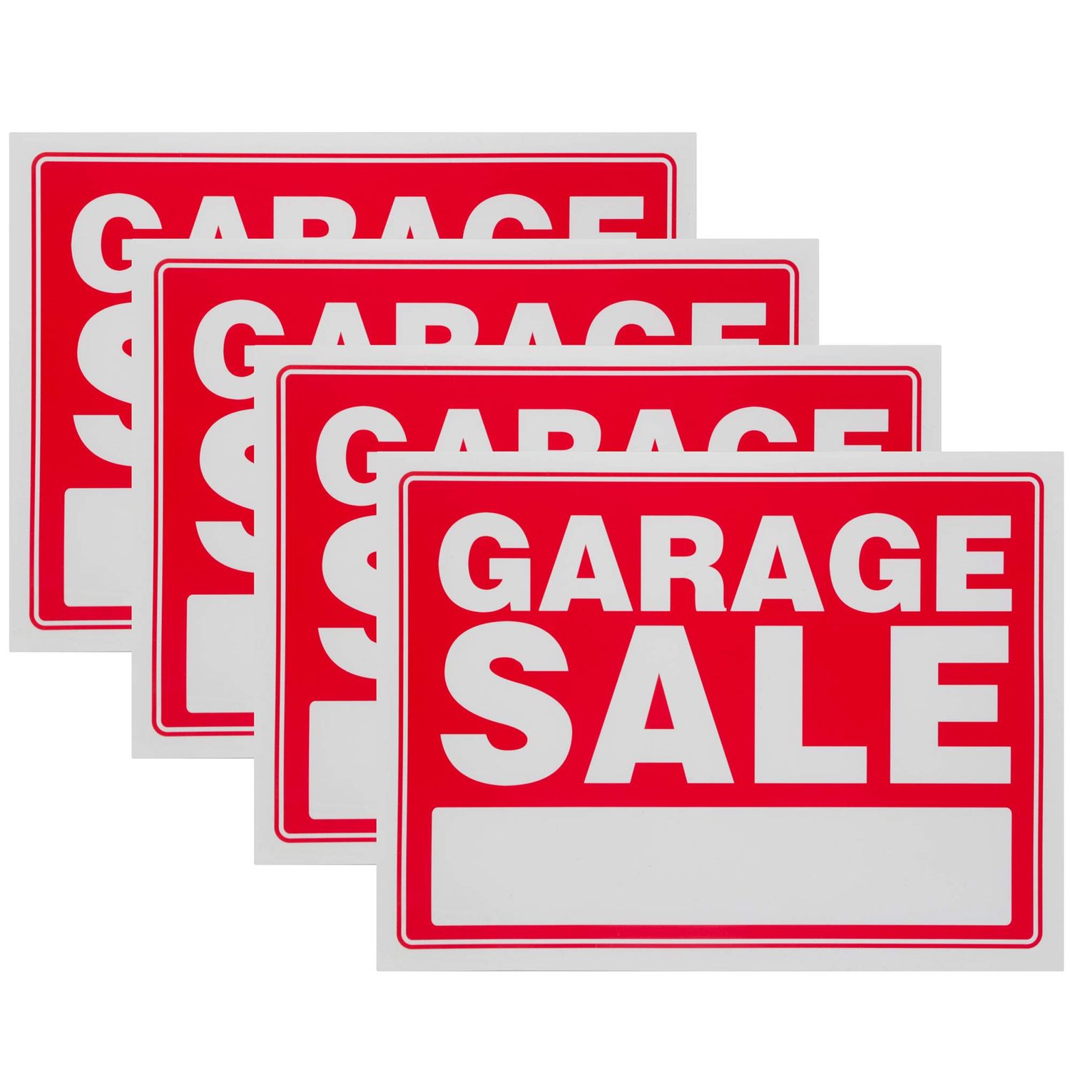 Garage sale sign
