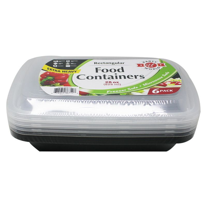 Food container - 6pk 28oz
