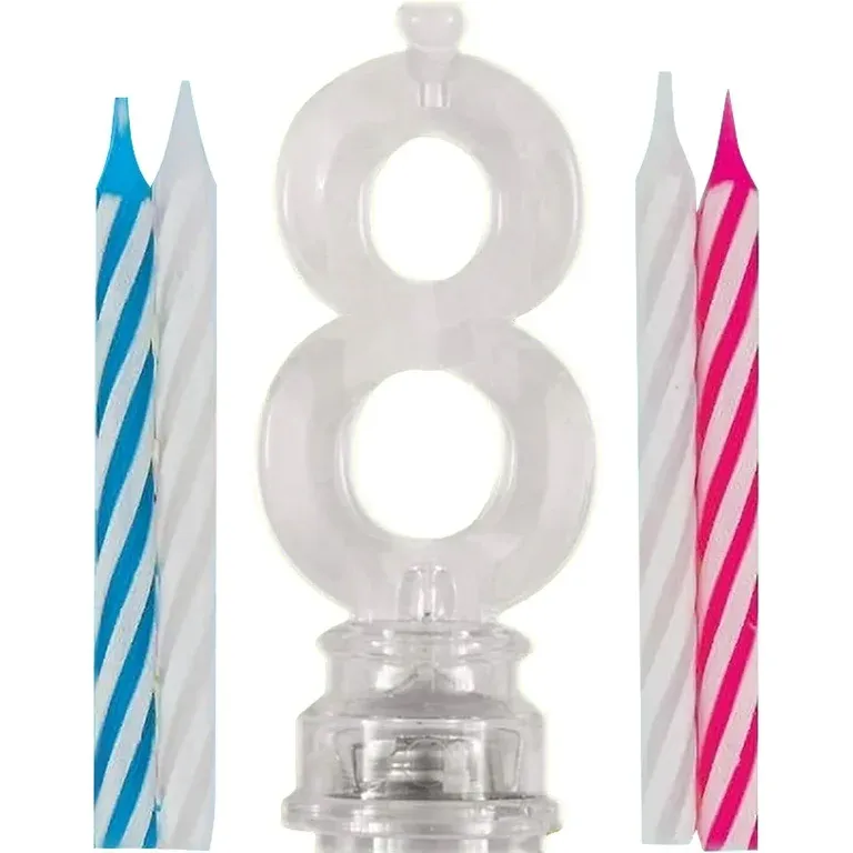 Flashing birthday candle