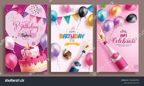 Happy birthday invitation card