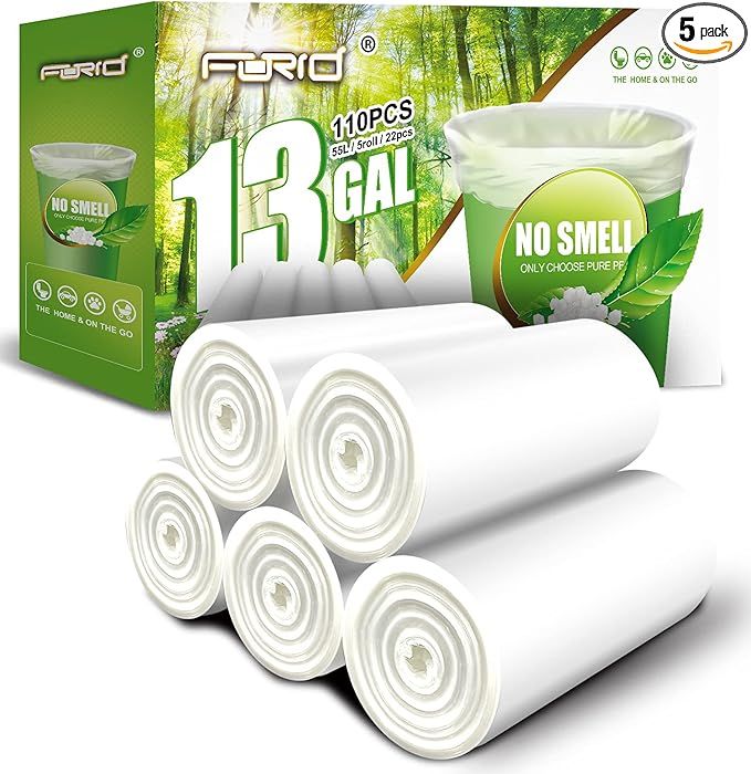Hardy bags tall kitchen bags - 13 gallon 15 bags white