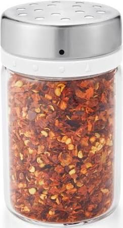 Glass spice shaker