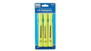 Highlighter jumbo - 3ct