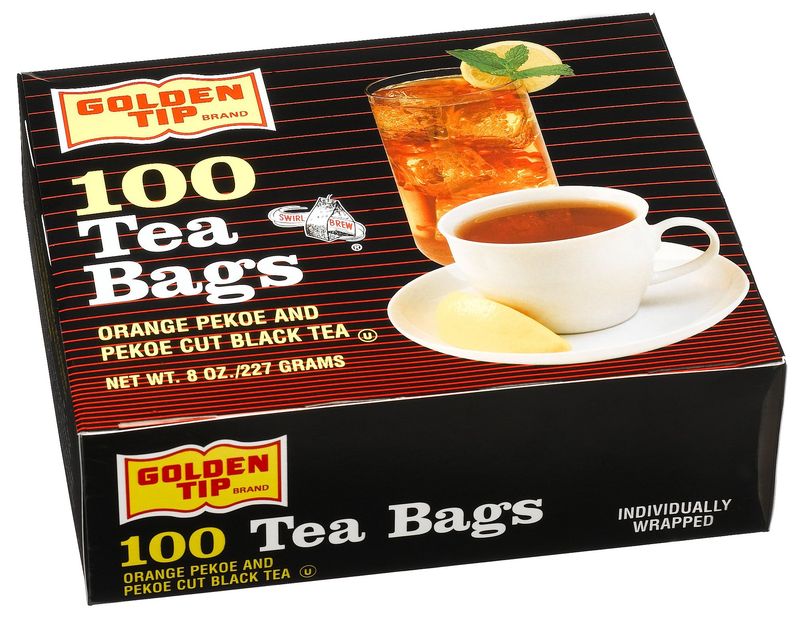 Golden tip tea bags - 100 bags