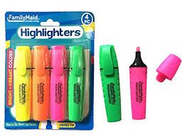 Highlighters- 4pc