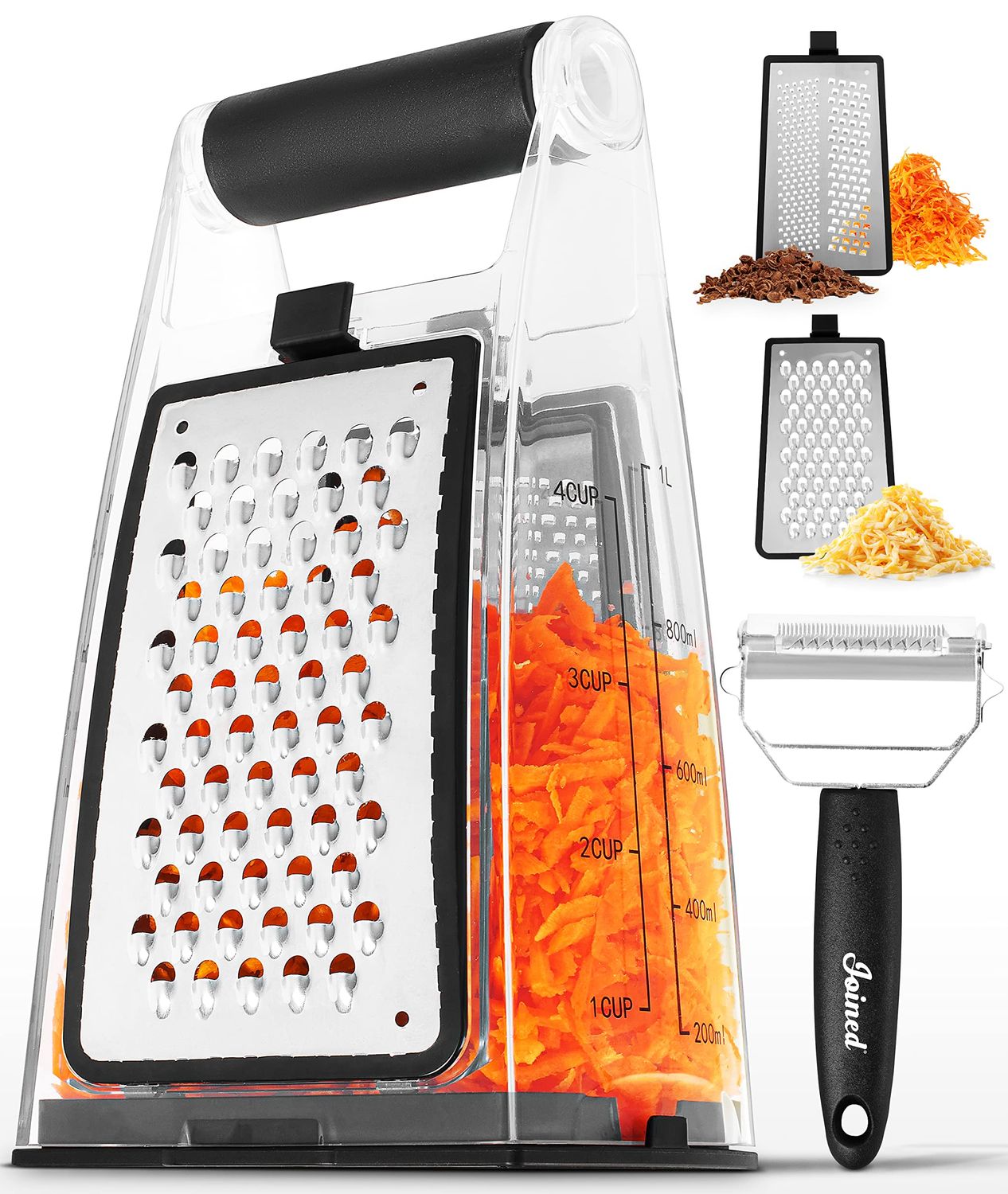 Grater with container