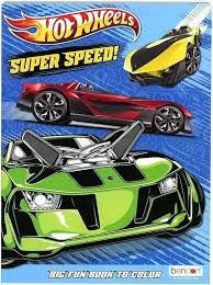 Hot wheels coloring book