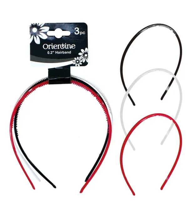Hairband - 0.2” 3pc