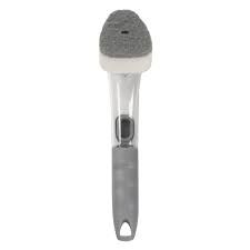 Injected soap dispensing dish sponge