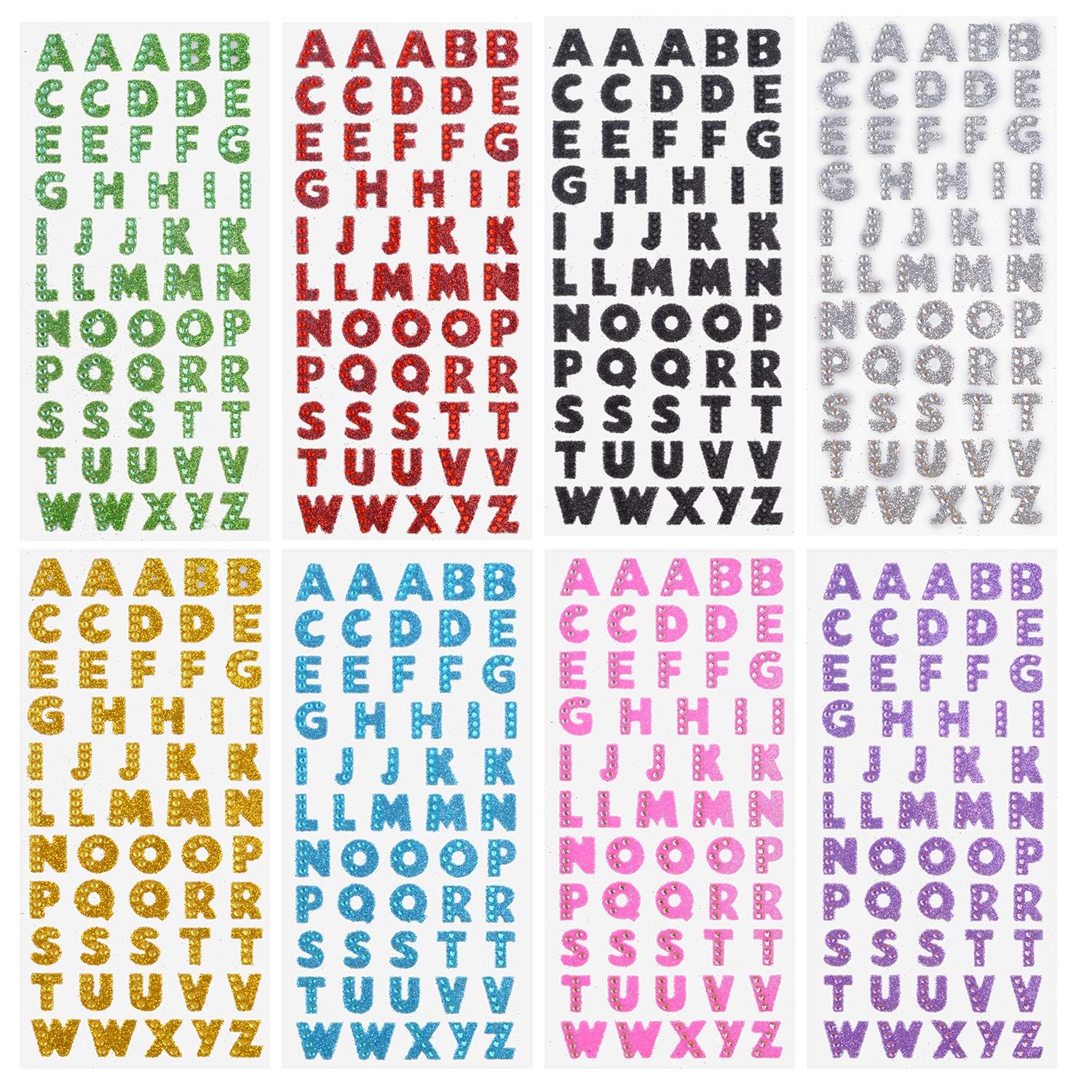 Letter stickers