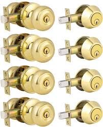 Keyed entry door lever stainless steel