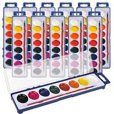 Kids paint with brush - 12ct