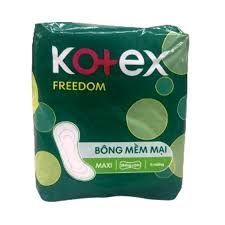 Kotex freedom maxi pads any