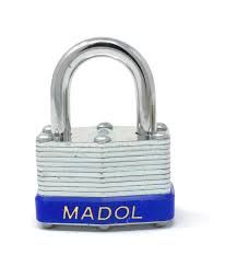 Laminated padlock - 1.5” 40mm