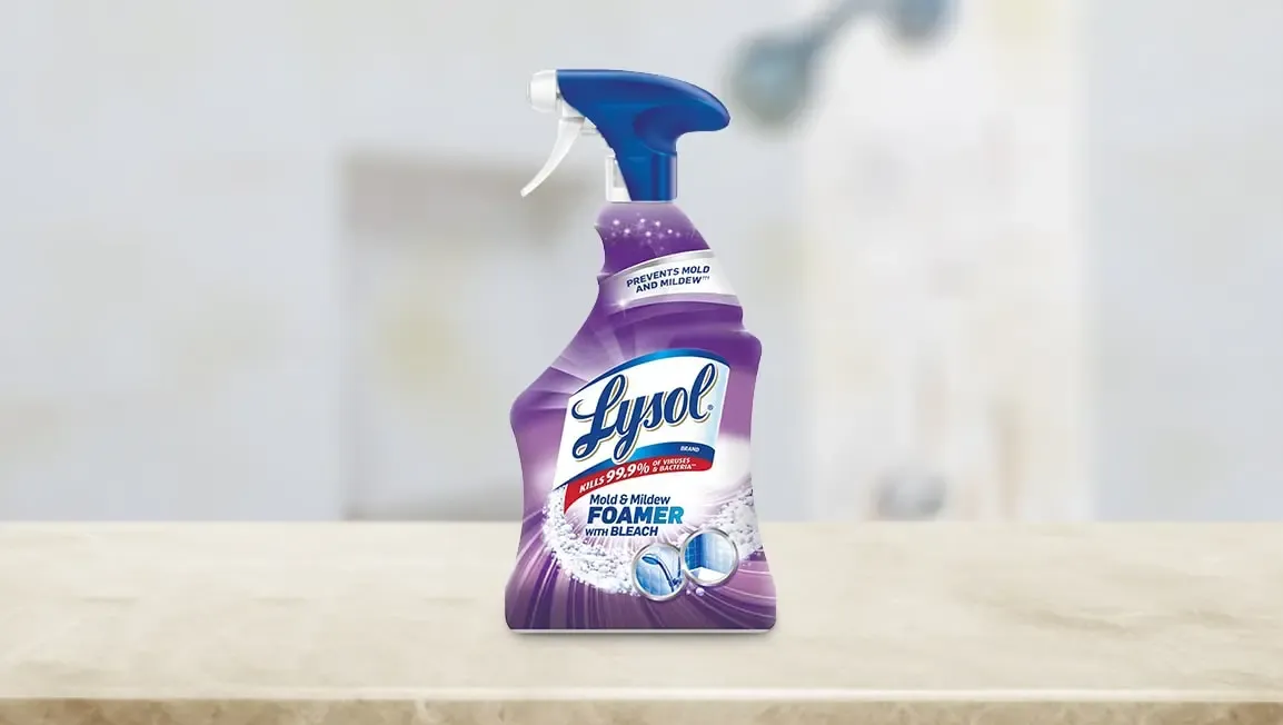 Lysol mold and mildew