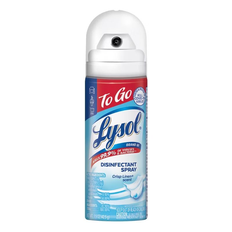 Lysol - to go disinfectant spray 1.5 oz
