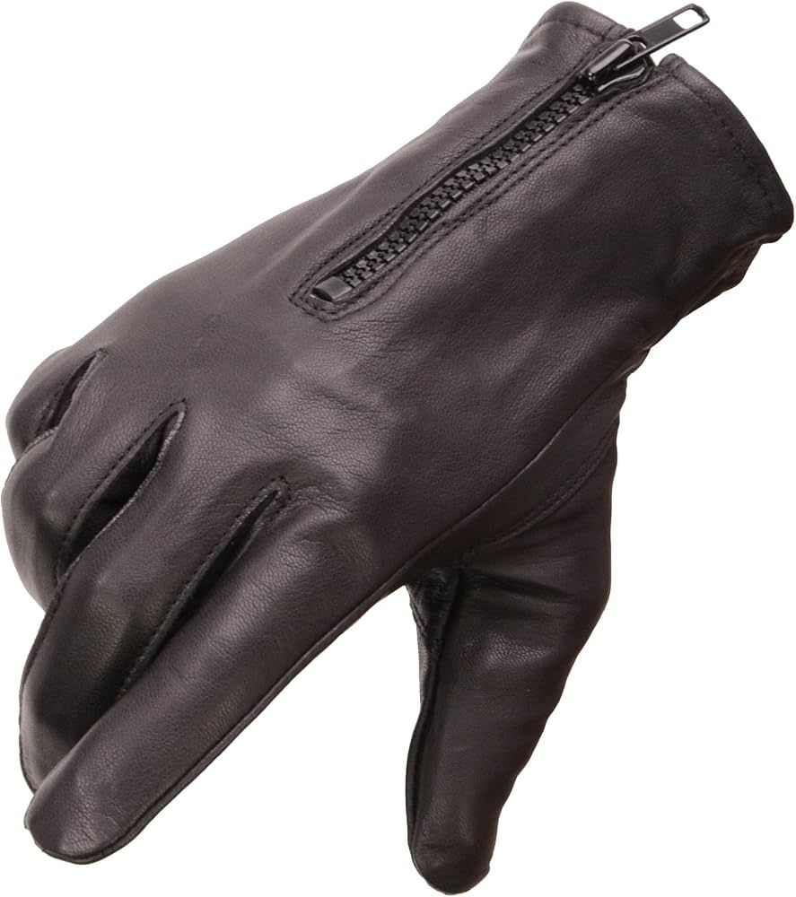 Orientine sports gloves with zipper