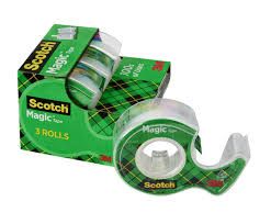 Multipurpose clear tape - 3 rolls
