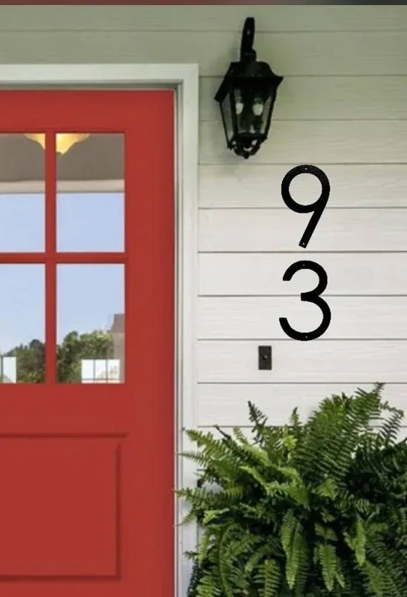 House number single digit