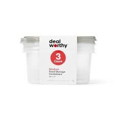 Multi purpose storage container - 3ct
