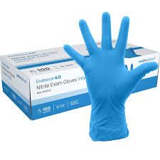Nitrile disposable gloves - 100 ct